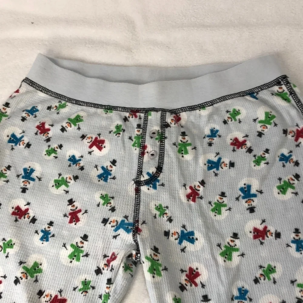 Xmas PJ woman pajamas Christmas snowmen loungers